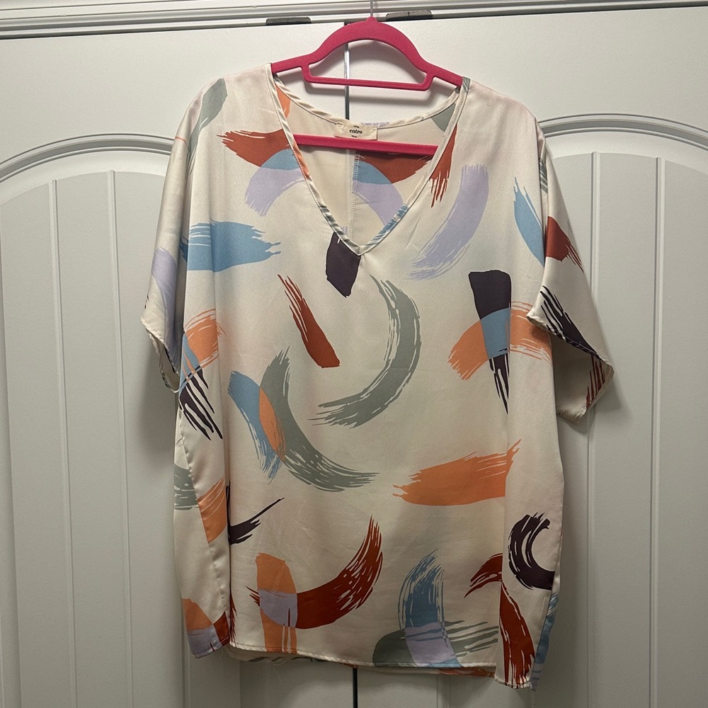 Entro V-neck top XL